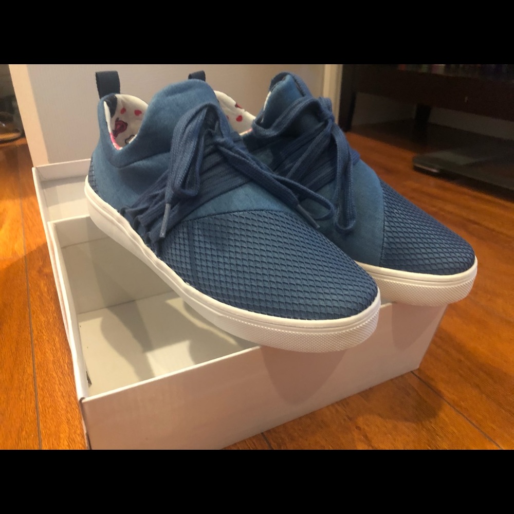 Girls Denim Steve Madden Sneakers